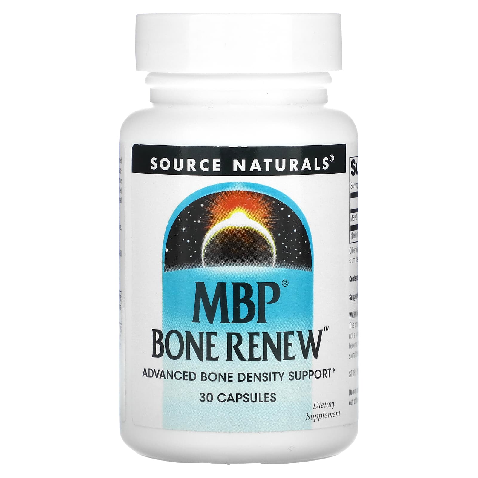 Source Naturals, MBP Bone Renew, 30 Capsules UPC 021078024712 | Hilife Vitamins